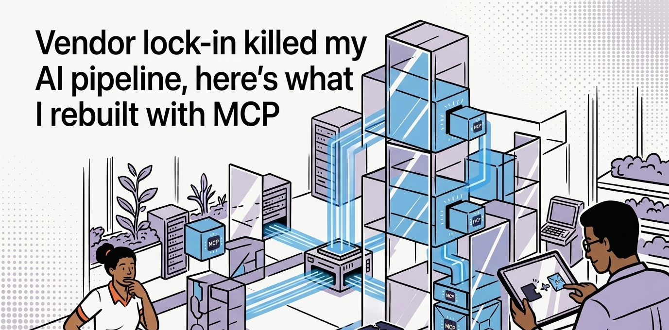 Vendor lock-in killed my AI pipeline here’s what I rebuilt with MCP