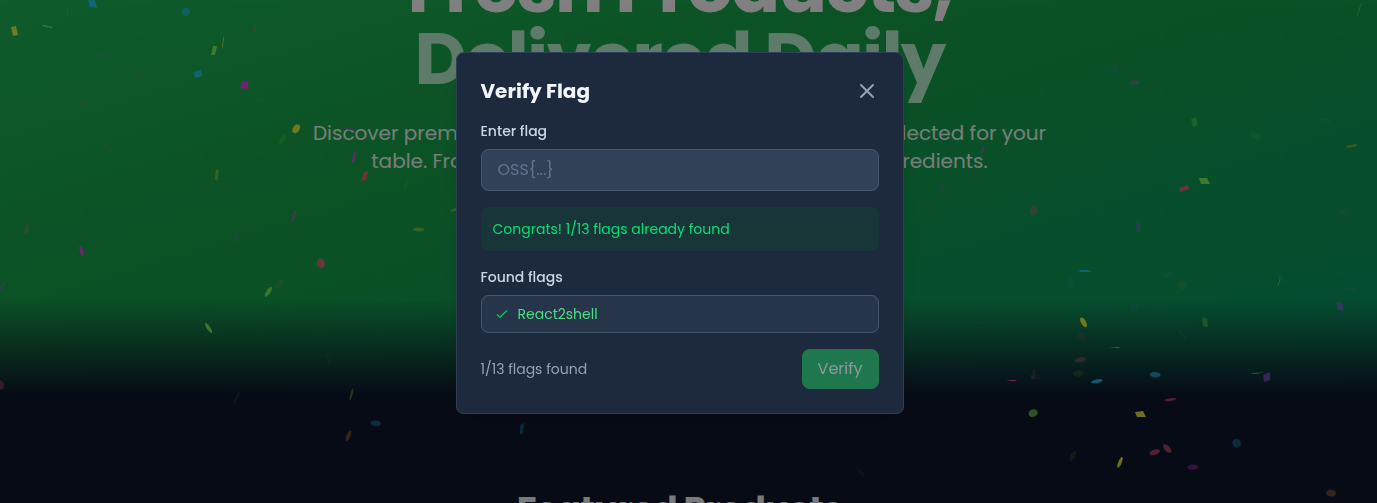 Flag validation