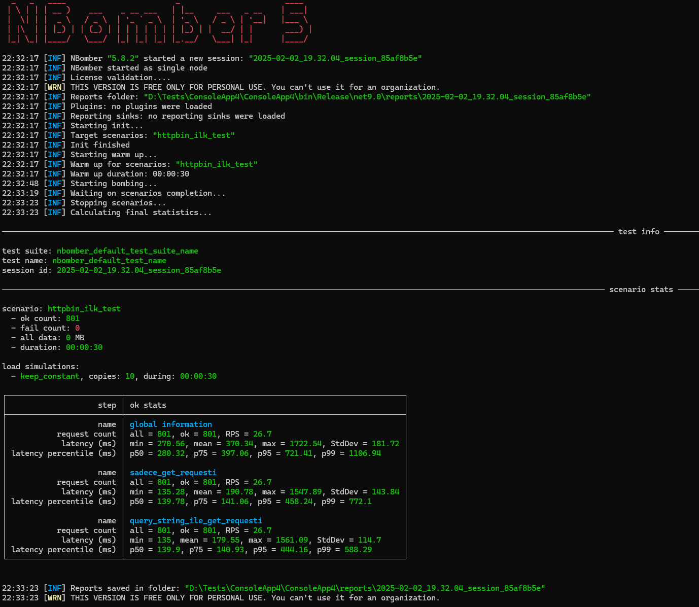 .NET Ekosistemi İçin Dağıtık Yük Testi Framework’ü: NBomber