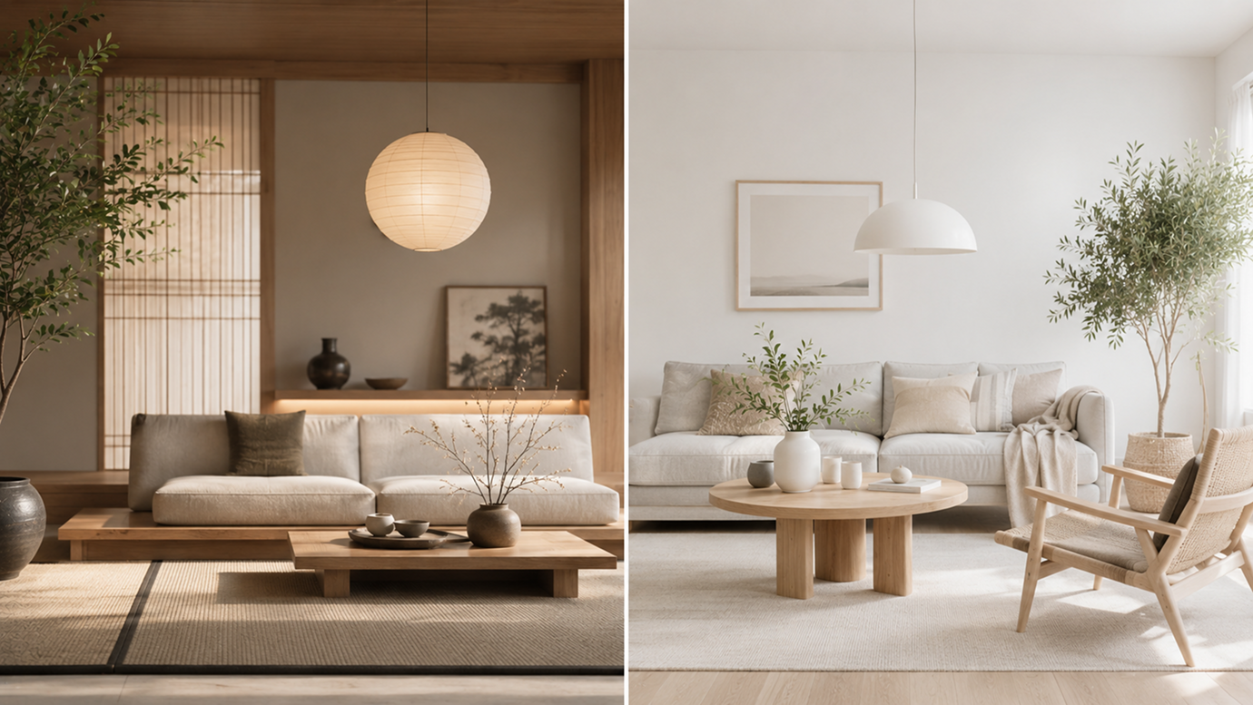 Japandi vs Scandinavian: Pick the Right Calming Style Based On Your Home Layout (2026)