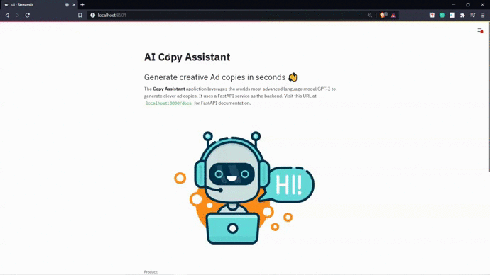 AI Copy Assistant Powered by GPT-3 | by Shubham Saboo | Towards AI