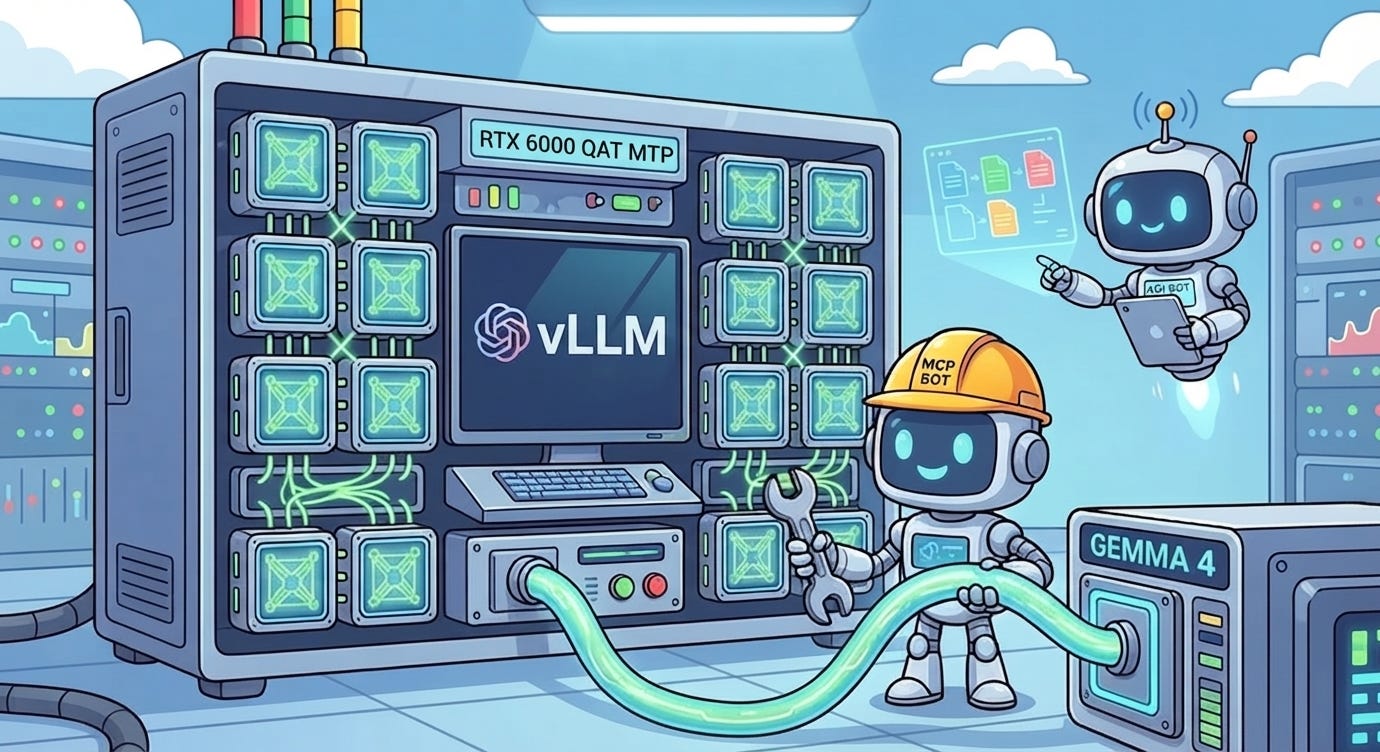 12B Gemma 4 Deployment with NVIDIA Blackwell 6000, QAT, MTP, and Antigravity CLI