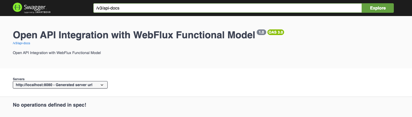 Simplify API Documentation for WebFlux Functional Endpoints using OpenAPI 3 and Swagger UI