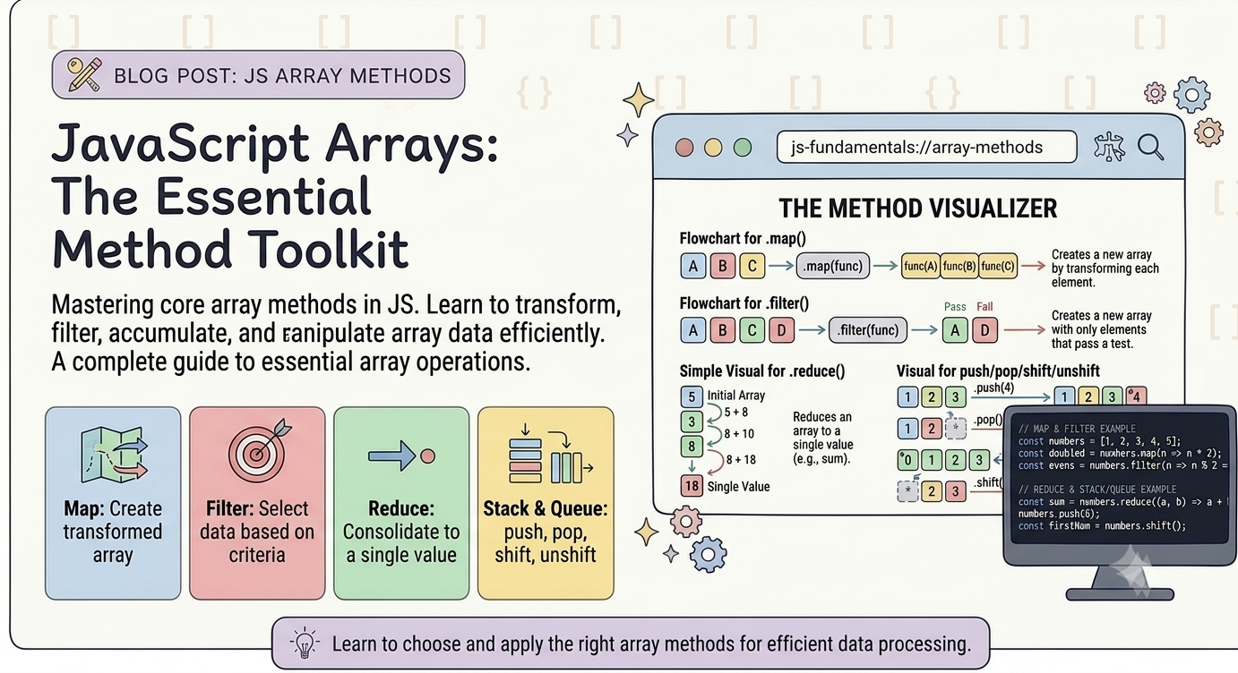 From push() to reduce(): Mastering JavaScript Array Methods