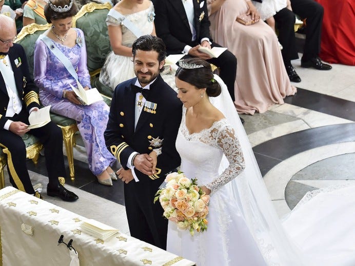 Swedish Royal Bride Sofia Hellqvist in wedding dress | by I'm Addicted To  You | Medium