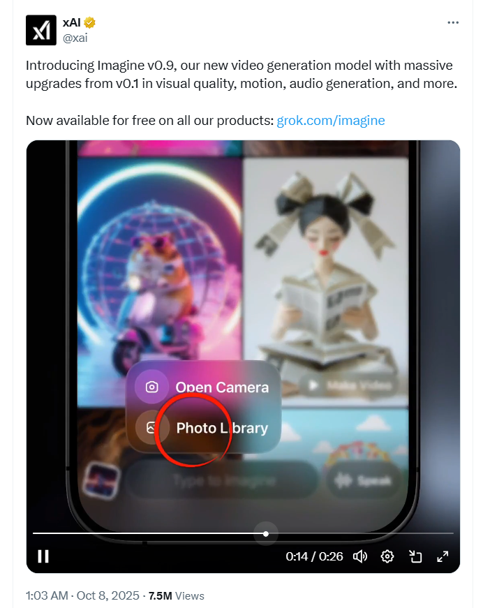 Grok Imagine v0.9 Transforms AI Video Creation with Native Audio-Video Sync | by CherryZhou | Oct, 2025 | Medium