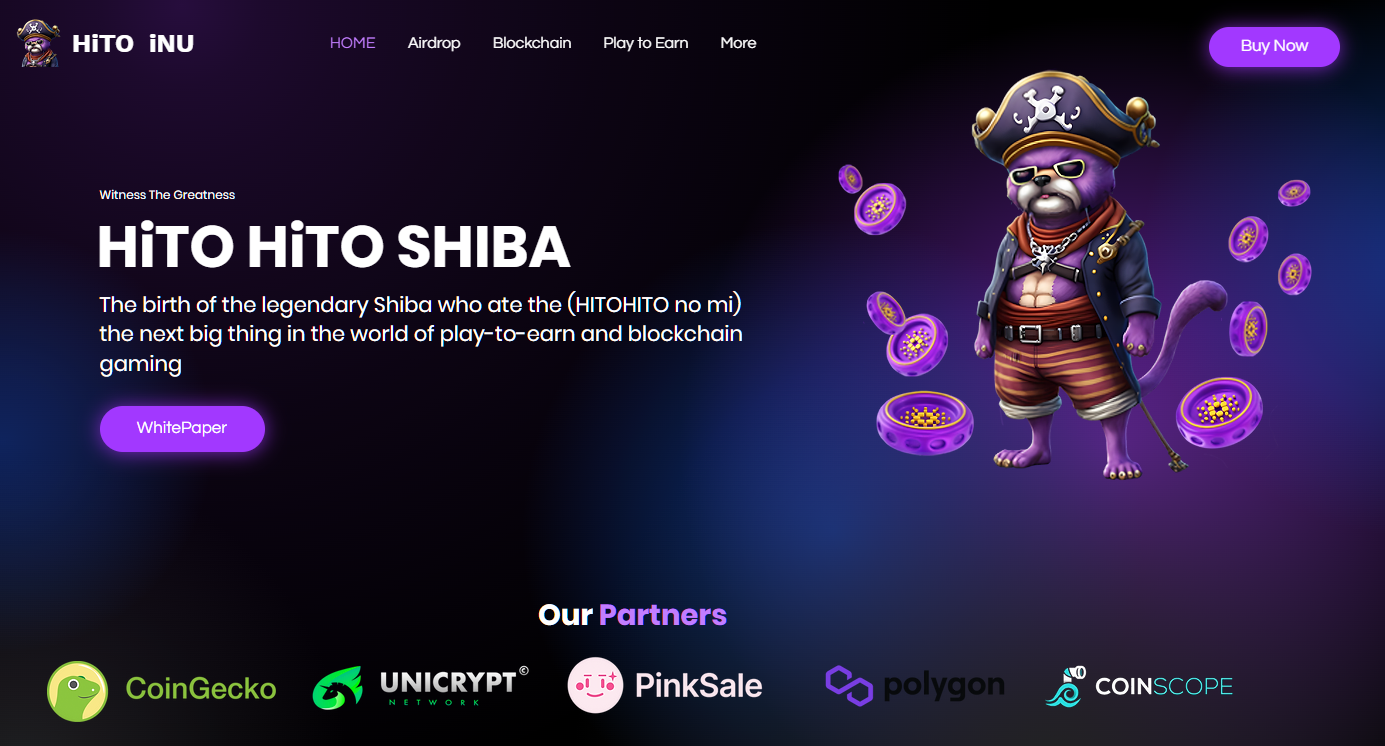 Hito inu Token Airdrop