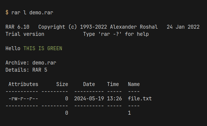 稀少！ASCII ISDN回線エミュレータ　INE-64 アスキー ANSI Escape Injection Vulnerability in WinRAR | by Siddharth