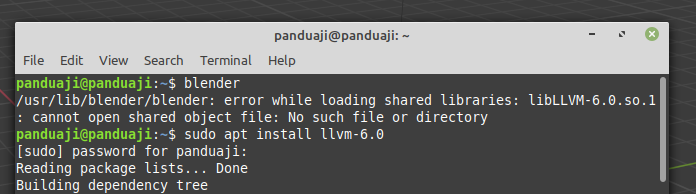 Solved] Blender Error Linux Mint - Pandu Aji Wirawan - Medium