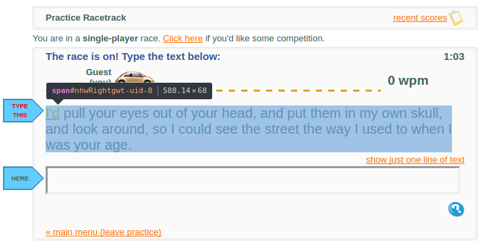 How To Mess With TypeRacer. Writing a bot to mess around with