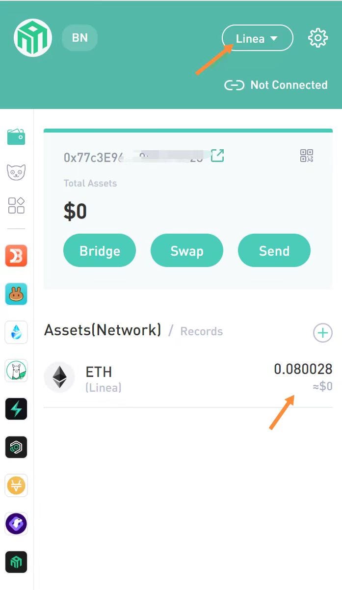 How to Interact with Linea Bridge by Nabox Wallet? | by Nabox | Medium