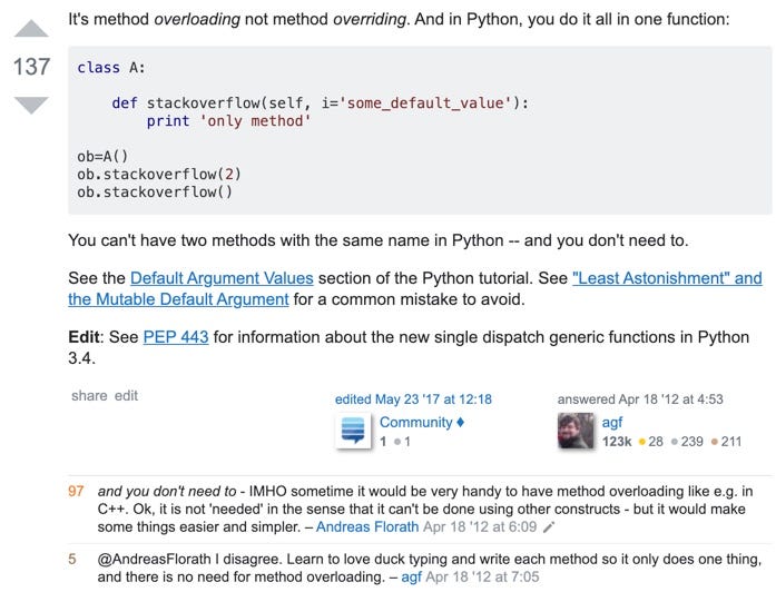 What are Overloading and Overriding Methods in Python