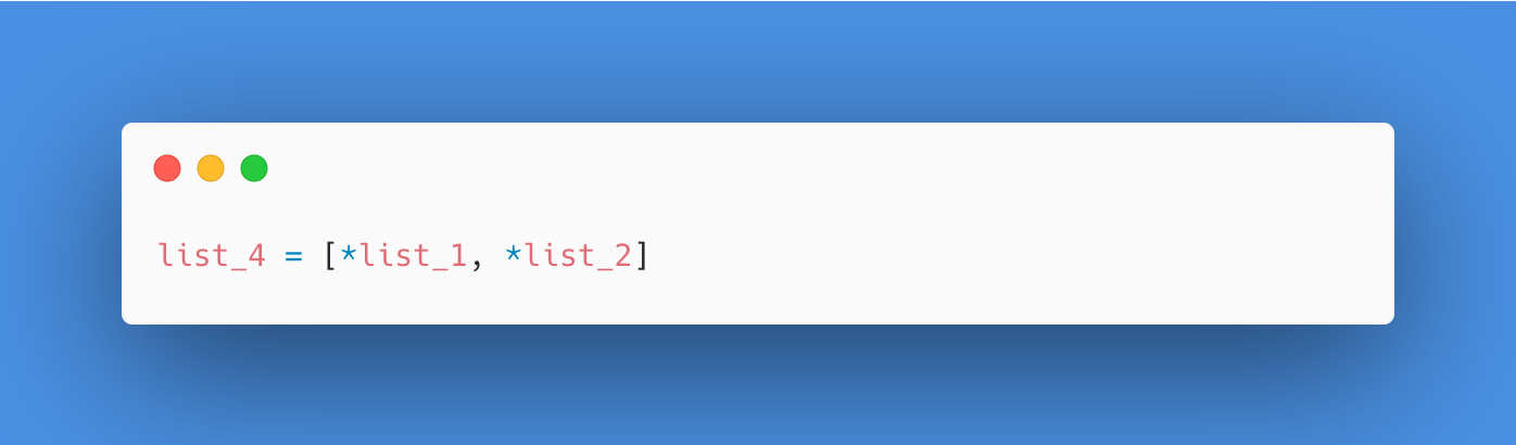 Second way of concatenation