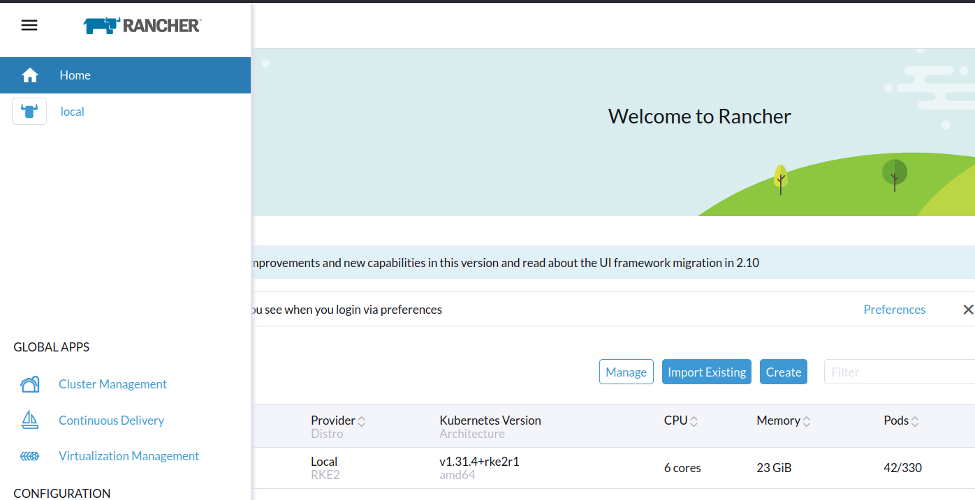 Setting up Rancher Server on a High Available RKE2 cluster.