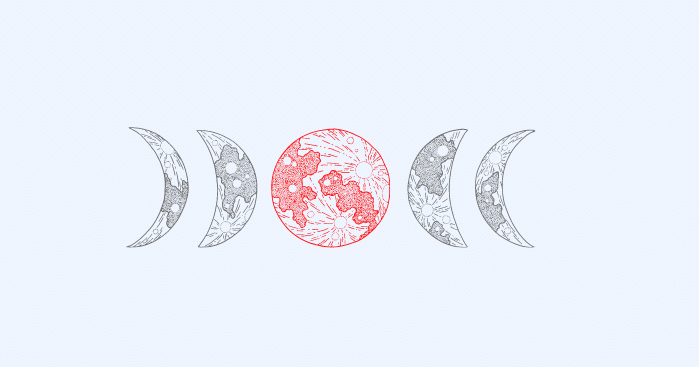 White Moon Or Red Moon Cycles: How The Moon Affects Your Period & Personal  Growth