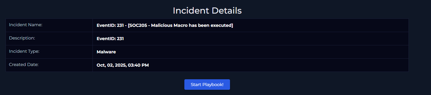 Incident Details