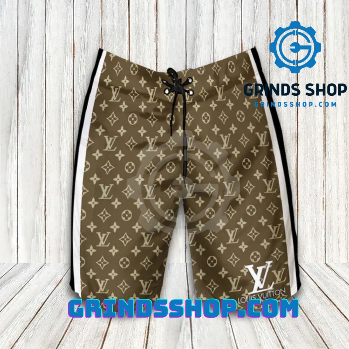 NEW] Louis vuitton luxury brand all over print Swim Trunks and Hawaiian  Shirts, Flip-Flops set - Y901- Grinds Shop in 2023