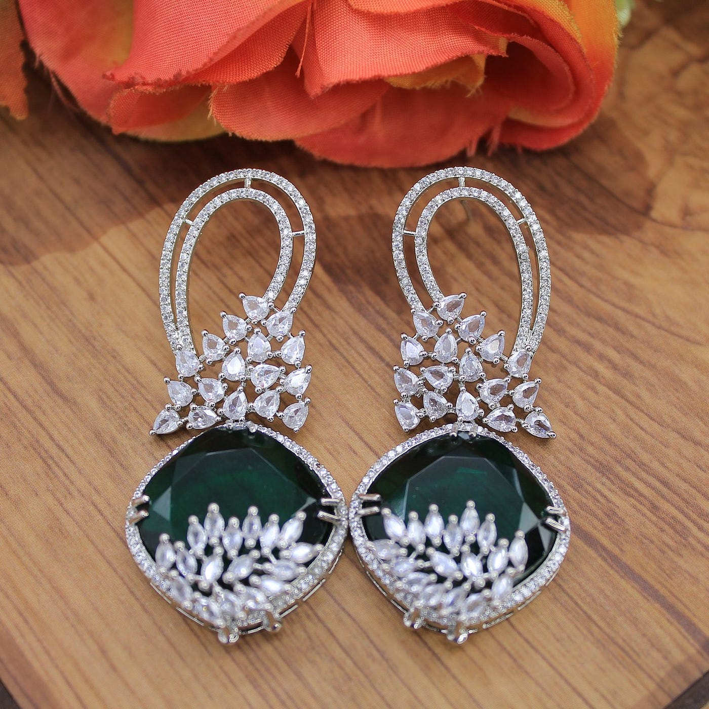 Shimmer and Shine Where to Buy Earrings Online in India by mansi