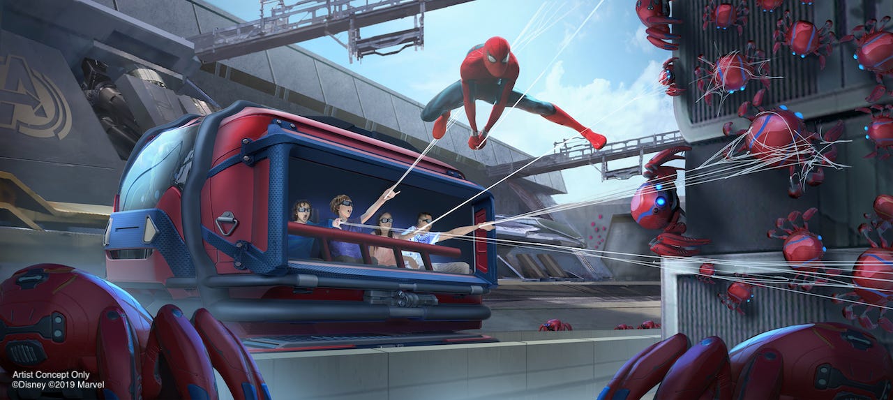 WEB SLINGERS — Disney&rsquo;s First Spider-Man Attraction: What It Does 