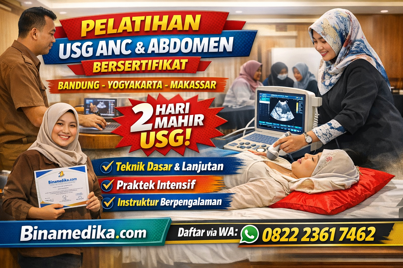 Pemeriksaan Denyut Jantung Janin Dan Evaluasi Kesehatan Cairan Amnion | Pelatihan USG Kehamilan…