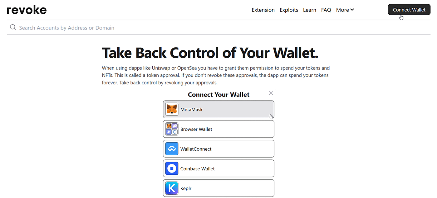 How to use Revoke.cash. Why use Revoke.cash? | by CryptoManion | Medium