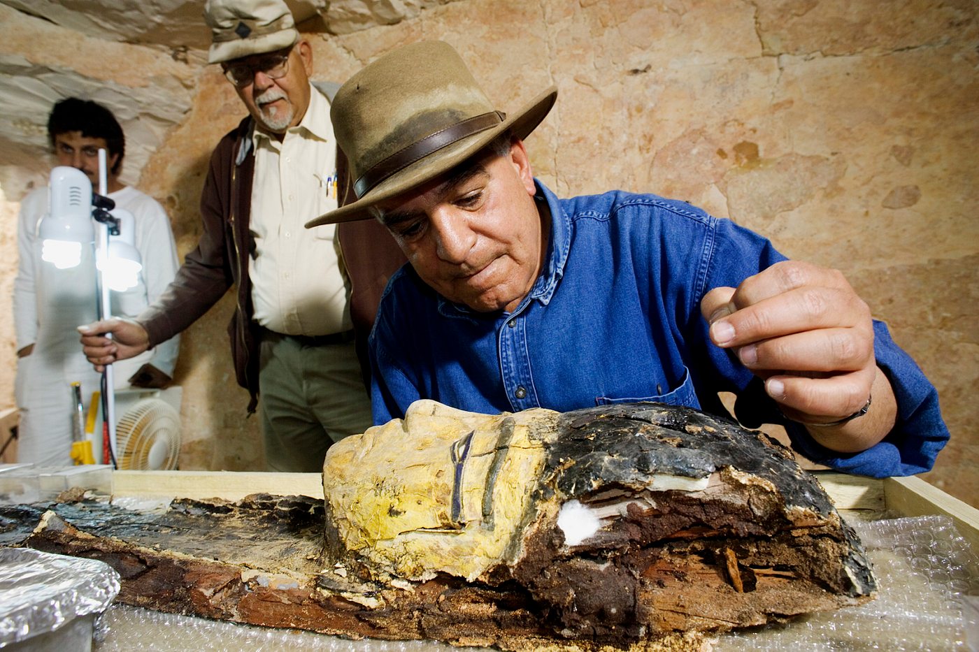 Egyptian archaeologist Zahi Hawass doubled as Egypt’s Secretary General of the Supreme Council of Antiquities (2002–2011) and later as Minister of Antiquities (2011) (Yule Dark, “Egyptologist Zahi Hawass in Jhb”)