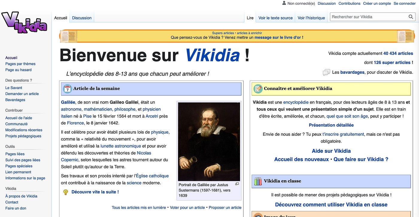 Vikidia: Une encyclopédie éducative façon Wikipédia pour les