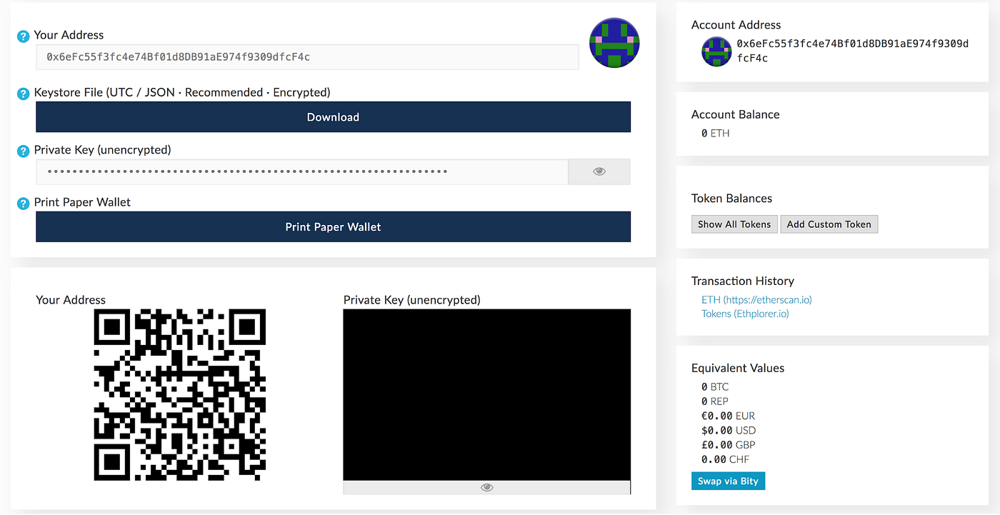 How to create an ETH wallet to hold Varyon | by Blue Frontiers | Medium