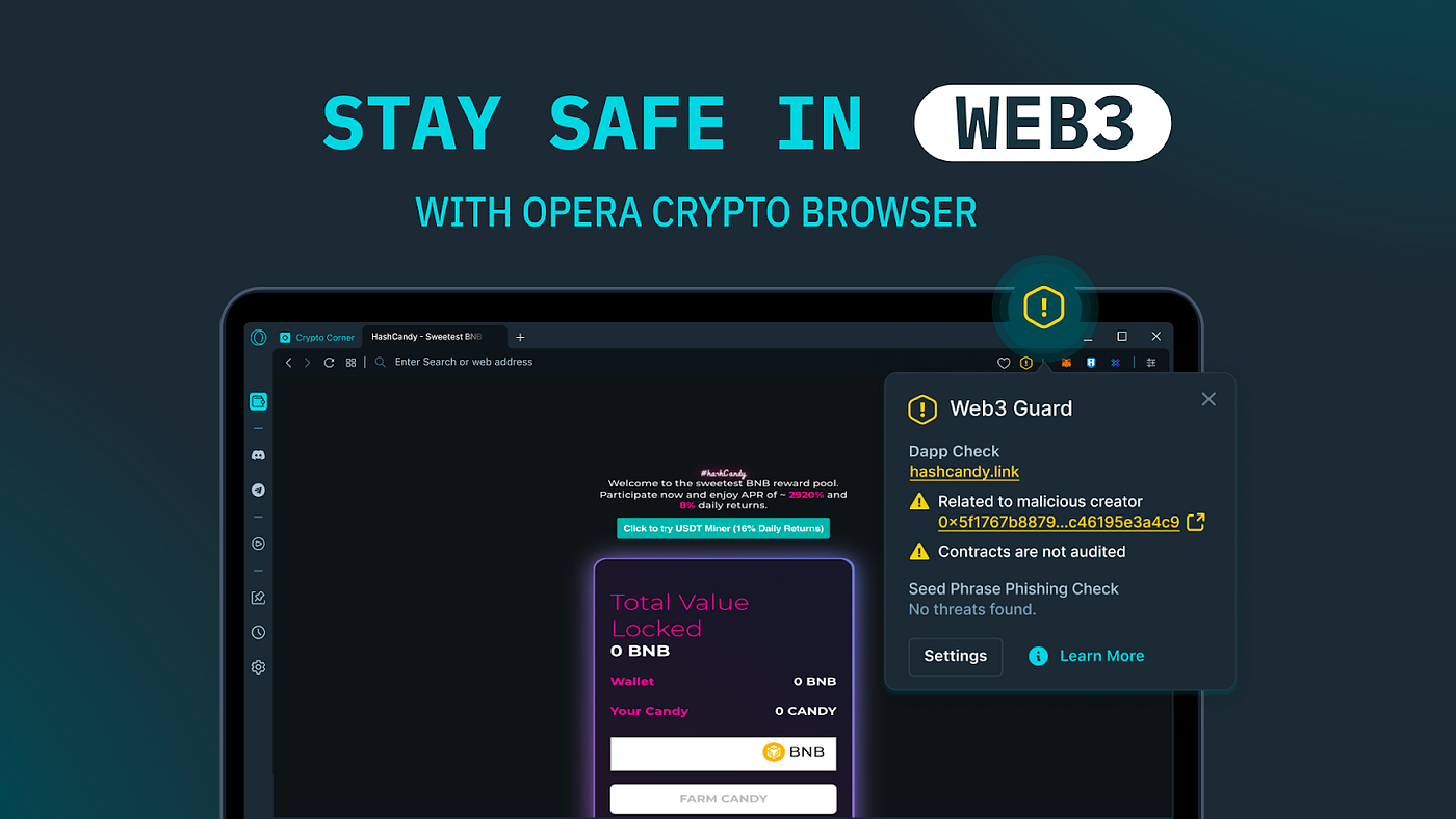 GoPlus provides security data support for Opera Crypto Browser | by GoPlus  Security | Medium