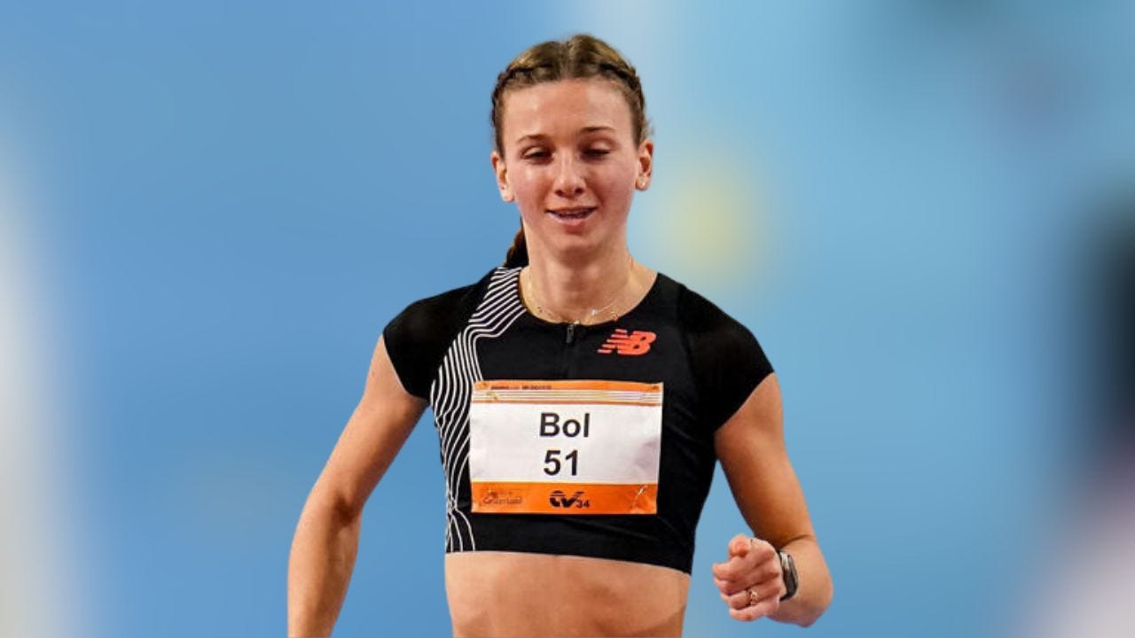 Dutch runner Femke Bol sets the 400-meter indoor world record