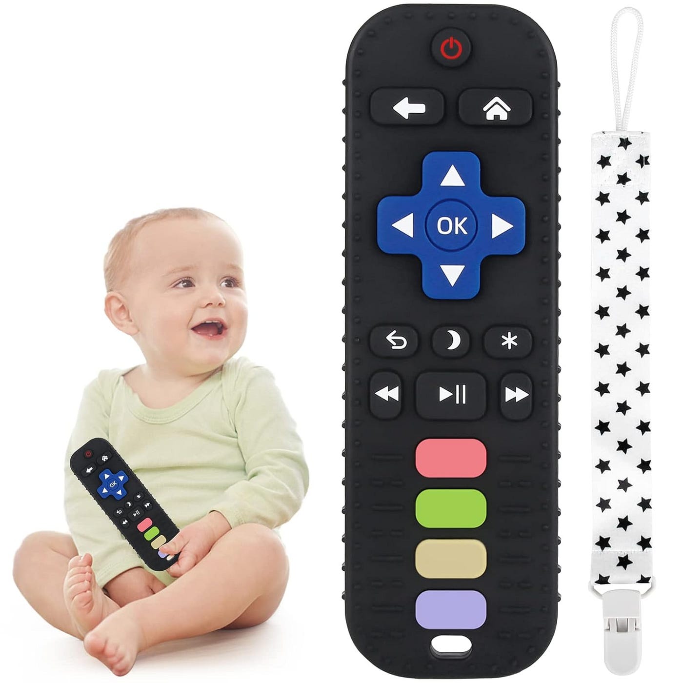 Chuya Baby Teether Review: TV Remote Fun!