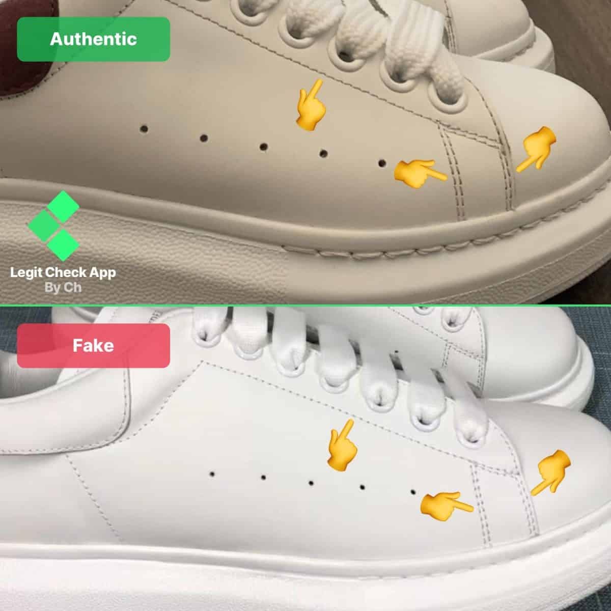 How To Spot Counterfeit Alexander McQueen Oversized Shoes by Legit Check By Ch Medium