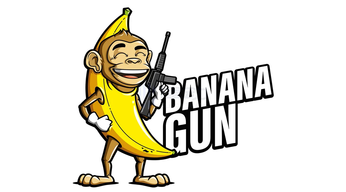 赶超Unibot，即将发售的黑马Banana Gun有多大潜力？. 大家好~我是空投二娃（卫星：erwaNFT） | by  privriolencai1978 | Medium