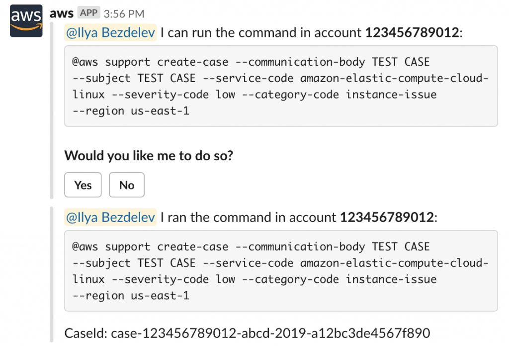 Running AWS commands from Slack using AWS Chatbot | by Nanduri Balajee |  Medium