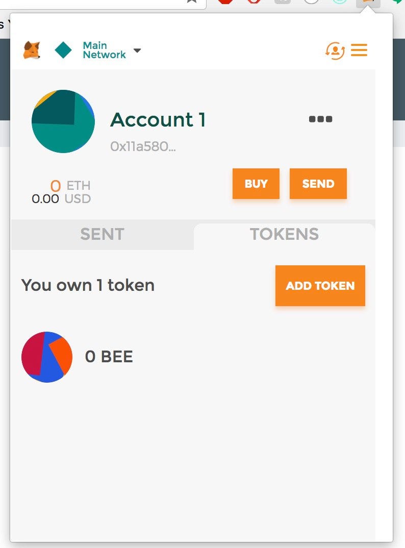 How to view BEE token on MEW and Metamask | by The Bee Token | Medium