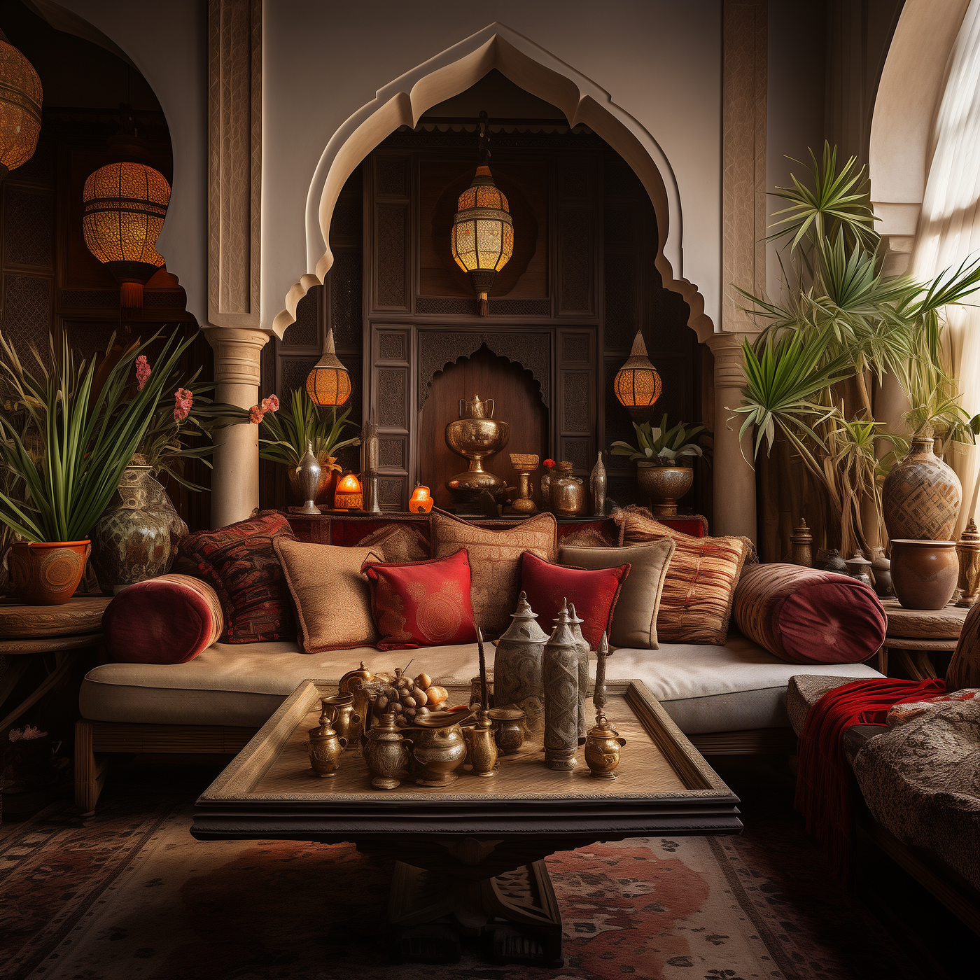 Moroccan Brass Floor Lamp - Custom Made – Moroccan Interior