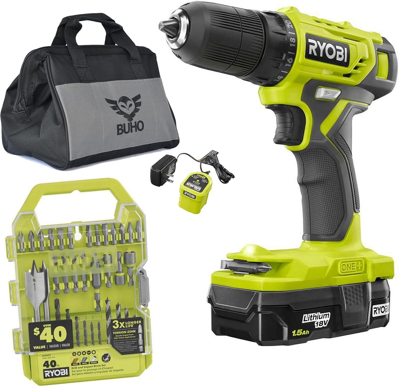 Ryobi 18 volt set shop