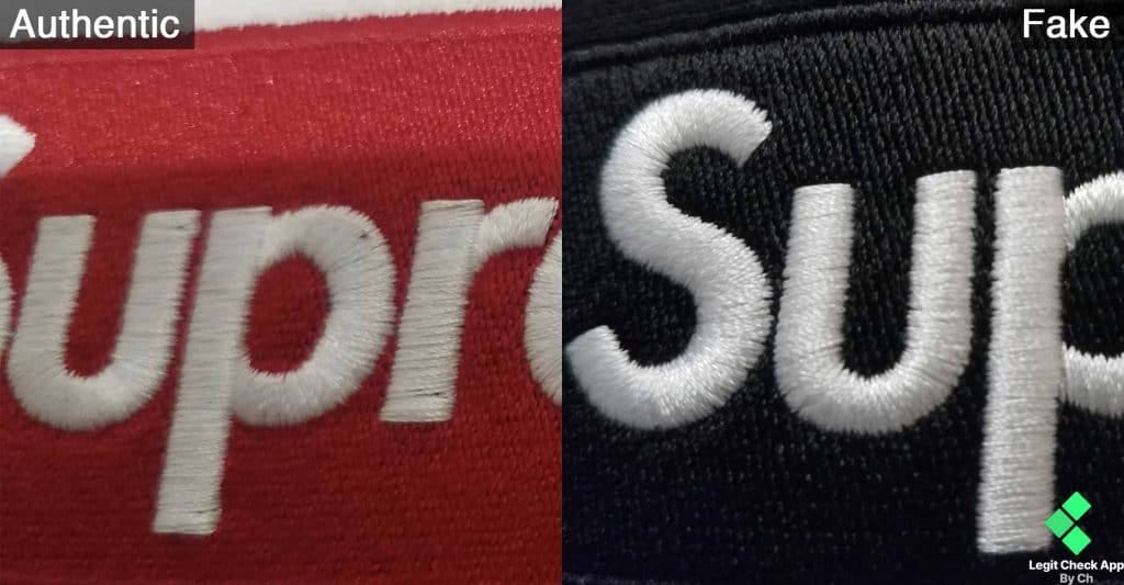 Step 3: Verify the neck tag of your Supreme x LV hoodie