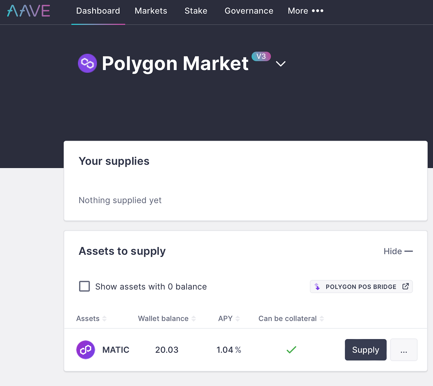 How to Borrow and Lend Crypto through AAVE? | by Ioannis Tsiokos |  StakeBaby | Medium