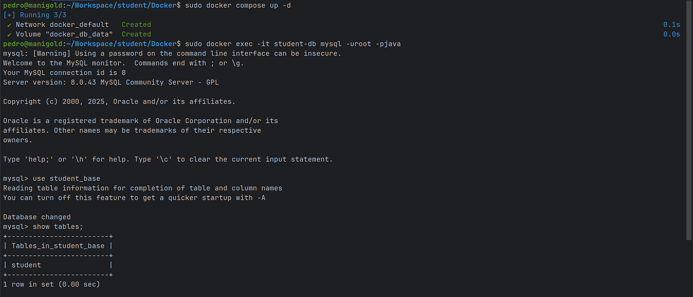 Passos inicias para criar um volume no Docker
