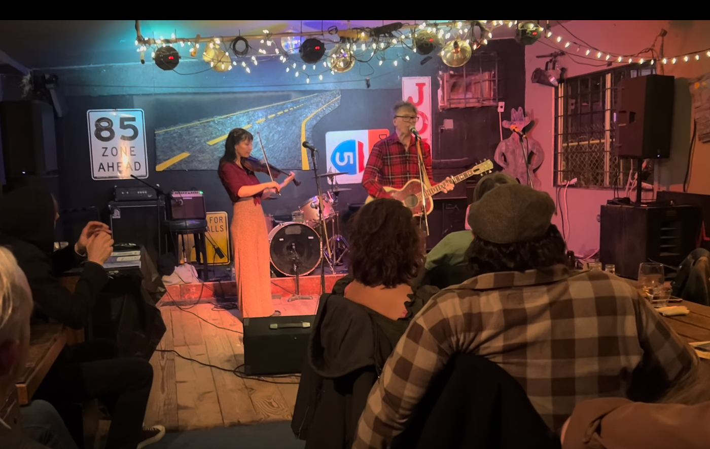 Karla Rose and Tommy Stinson Entertaining the Desert Rats at the End of the World