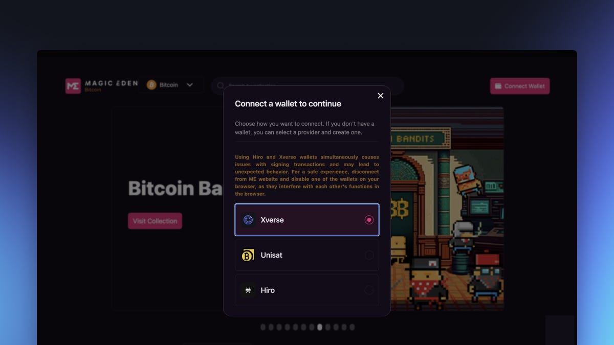 Buy and Sell Ordinals on Magic Eden with Xverse | by Xverse - Web3 Bitcoin  Wallet | Medium