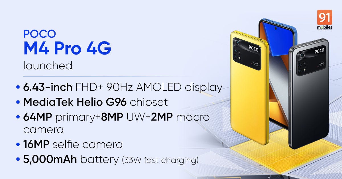 poco m4 pro amoled features