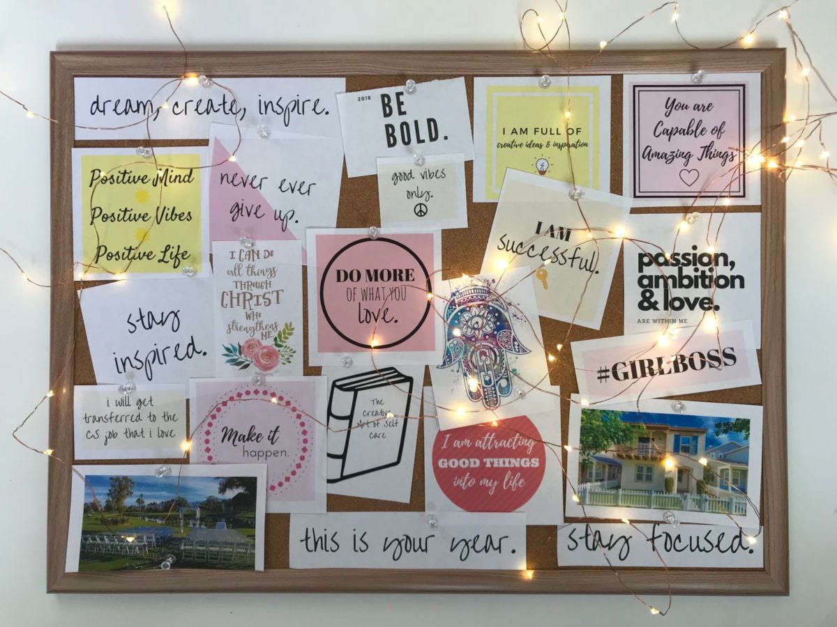 How To Make a Vision Board 