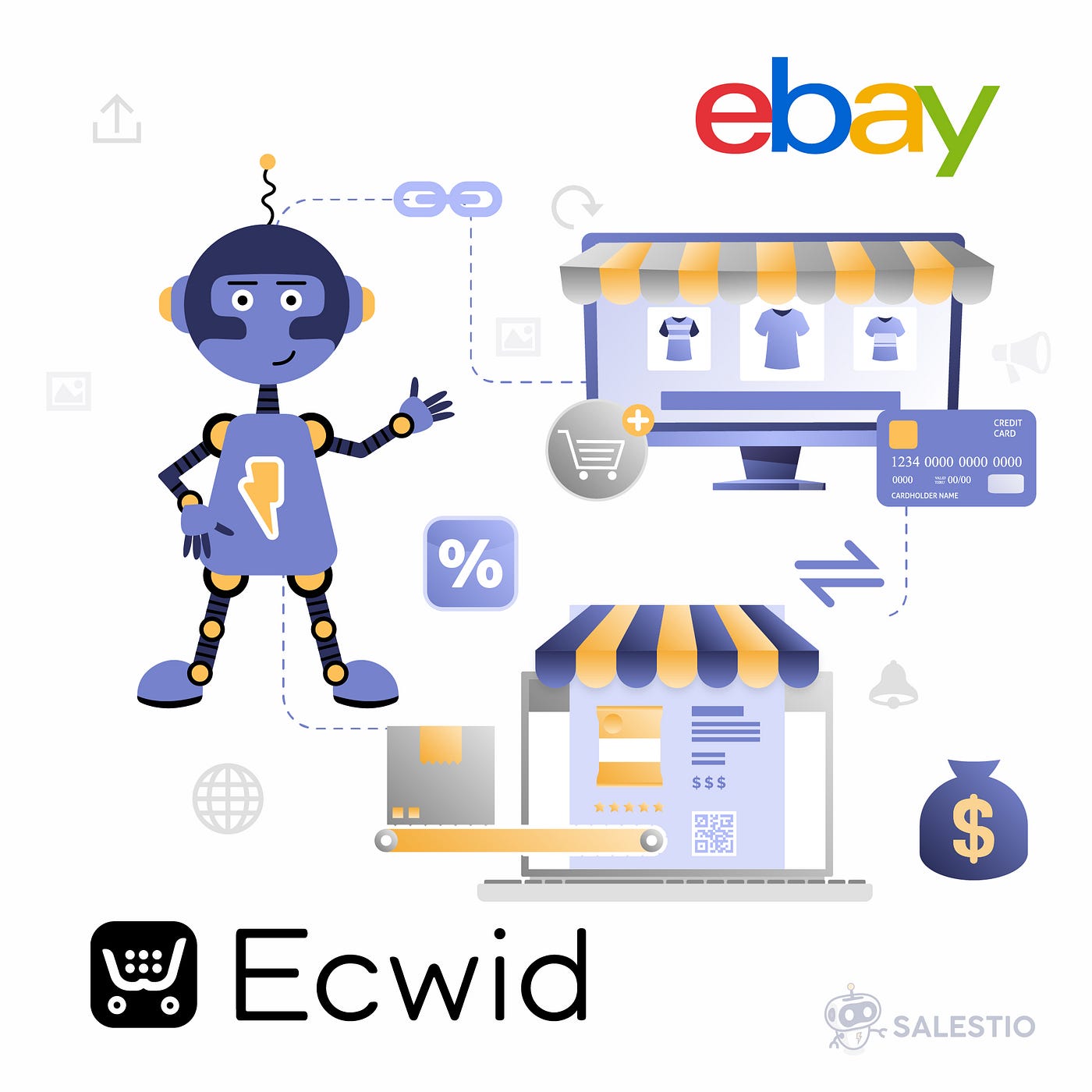 Export your Ecwid store to eBay with Salestio