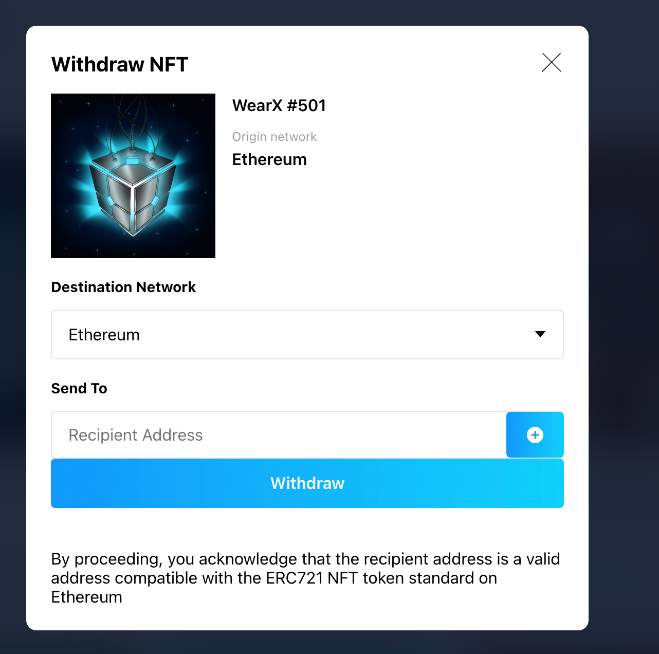 How to reveal your WearX NFT from Crypto.com | by PUML Better Health |  Medium