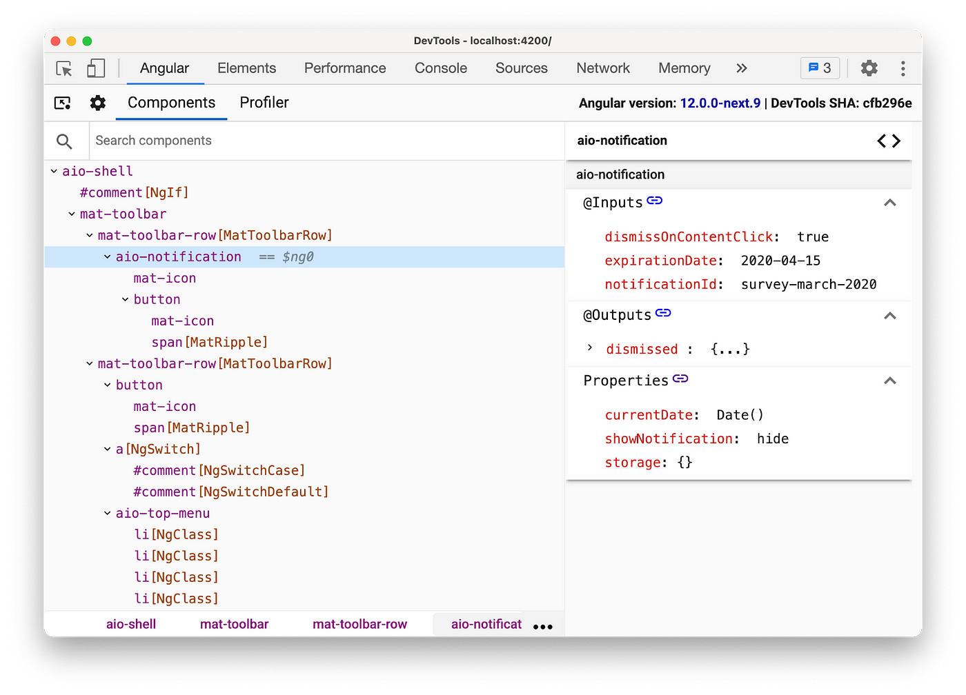 Introducing Angular DevTools. We're thrilled to announce Angular… | by  Minko Gechev | Angular Blog