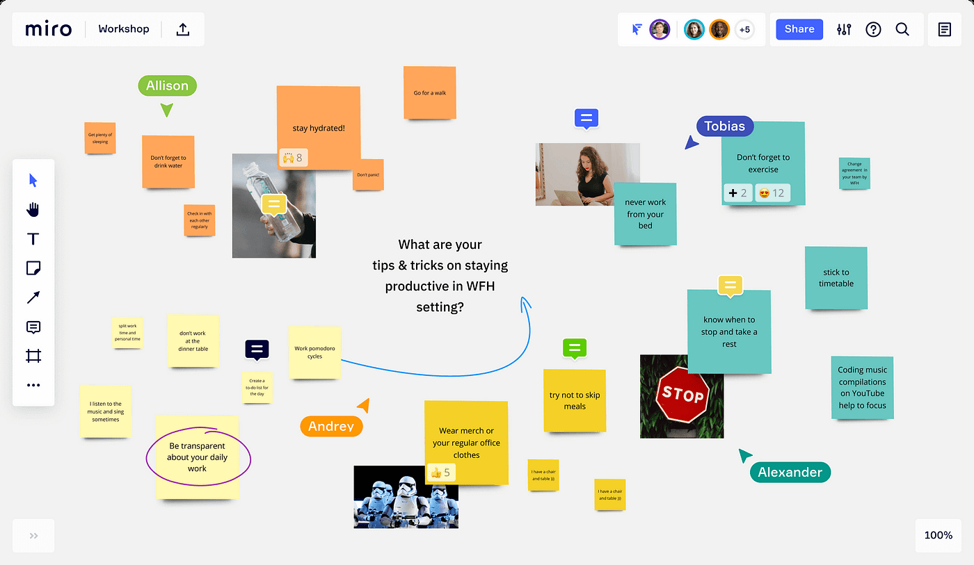 Meeting collaboration could be better with Miro and Figma's new whiteboard  features. - Protocol