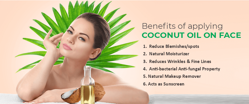 How To Apply Coconut Oil On Face & It's Benefits - MyGlamm