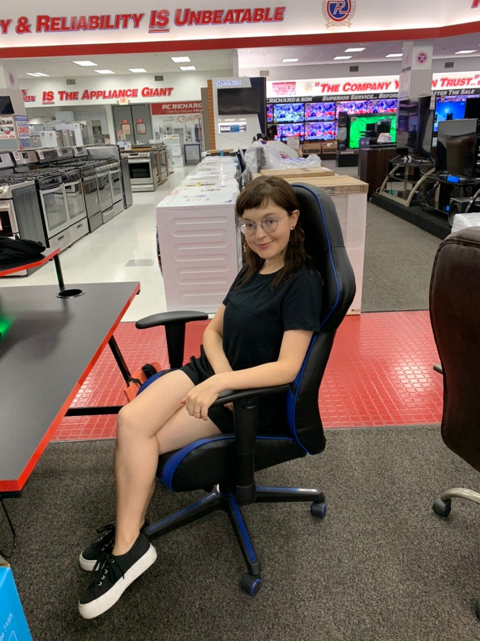 Get a Gaming Chair For Your Office. Your Back Will Thank You. by
